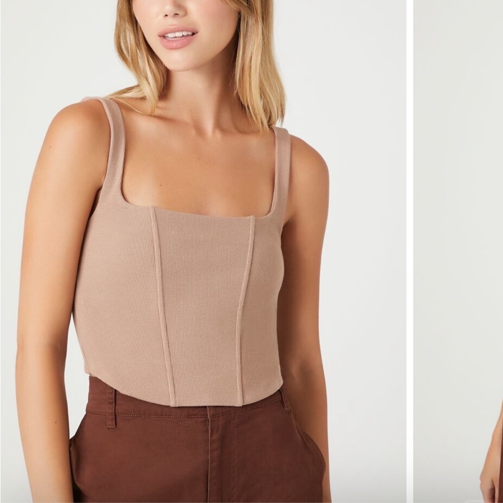 Forever 21 Ribbed Corset.